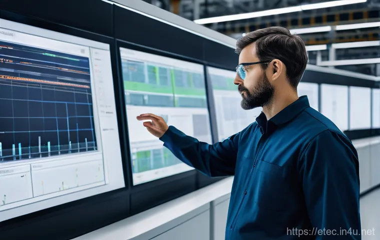 전자기술사 관련 실무 도구 소개 - **Prompt:** A highly focused electrical engineer, a woman in her mid-30s with short, neat brown hair...