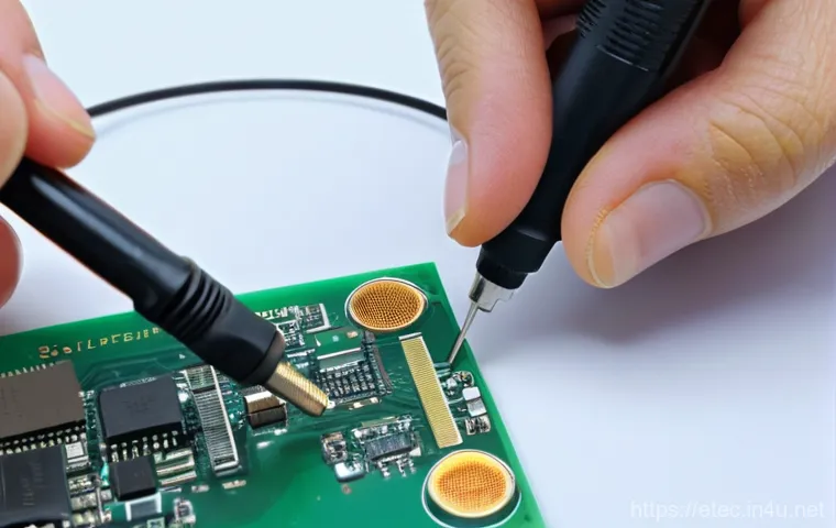 전자기술사 실기 대비 실험 장비 - **Prompt:** A focused electrical engineering student, wearing a short-sleeved shirt and safety glass... 전자기술사 실기 대비 실험 장비 - **Prompt:** A focused electrical engineering student, wearing a short-sleeved shirt and safety glass...