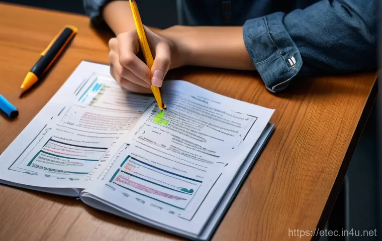 전자기술사 합격을 위한 공부 자료 정리 - A focused young adult, possibly an electrical and electronic engineering student, sits at a well-lit...